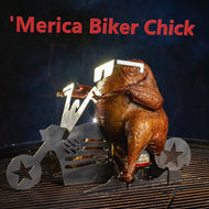 'Merica Biker Chick Beer Can Chicken Stand™